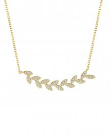 LEAF STYLE DIAMOND NECKLACE (TN260)