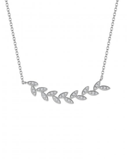 LEAF STYLE DIAMOND NECKLACE (TN260)