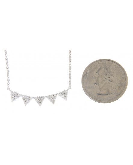 TRIANGLE DIAMOND NECKLACE (TN264)