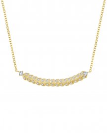 LEAF STYLE DIAMOND NECKLACE (TN266)
