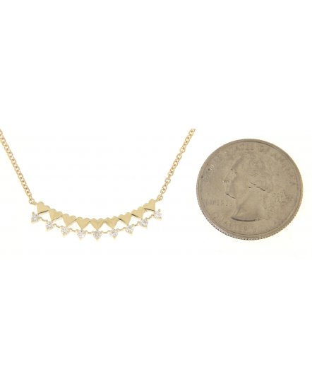 HEART DIAMOND NECKLACE (TN288)