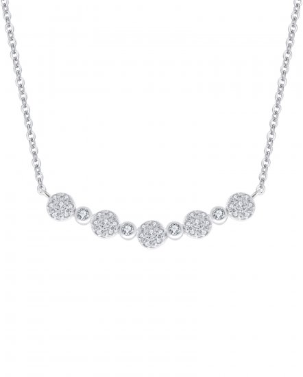 CLUSTER DIAMOND NECKLACE (TN296)