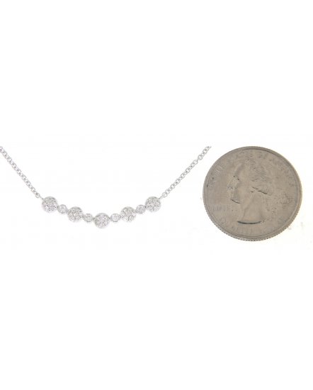 CLUSTER DIAMOND NECKLACE (TN296)