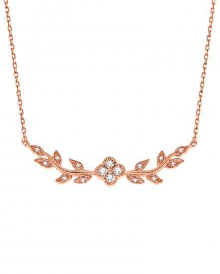 CLOVER DIAMOND NECKLACE (TN298)
