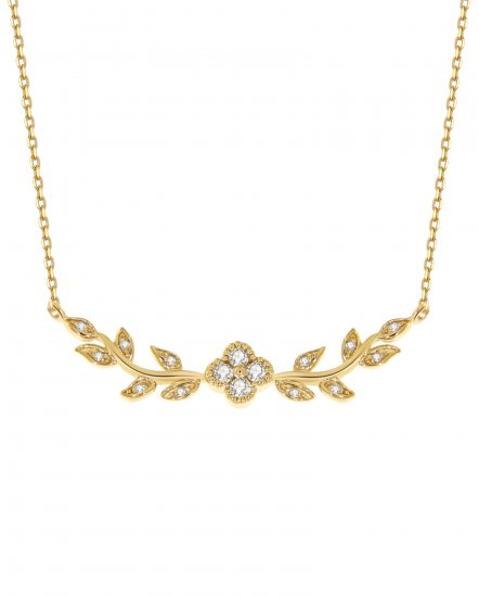 CLOVER DIAMOND NECKLACE (TN298)