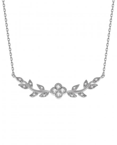 CLOVER DIAMOND NECKLACE (TN298)
