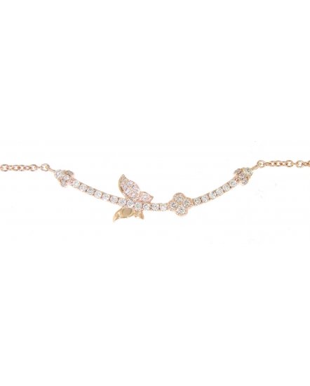 CURVED STYLE DIAMOND NECKLACE (TN302)