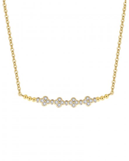 CLOVER DIAMOND NECKLACE (TN303)