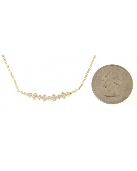 CLOVER DIAMOND NECKLACE (TN309)