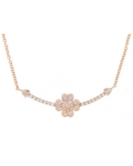 FOUR LEAF STYLE DIAMOND NECKLACE (TN311)