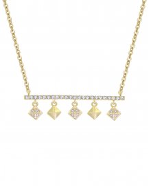 KITE STYLE DIAMOND DANGLE NECKLACE (TN314)