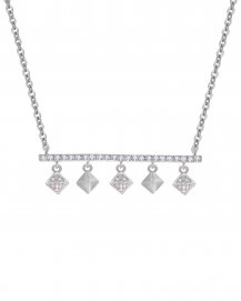 KITE STYLE DIAMOND DANGLE NECKLACE (TN314)