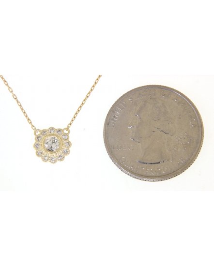 ROUND DIAMOND NECKLACE (TN318)