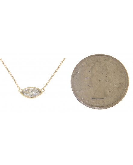 MARQUISE DIAMOND NECKLACE (TN324)