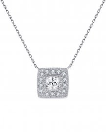 SQUARE DIAMOND NECKLACE (TN330)