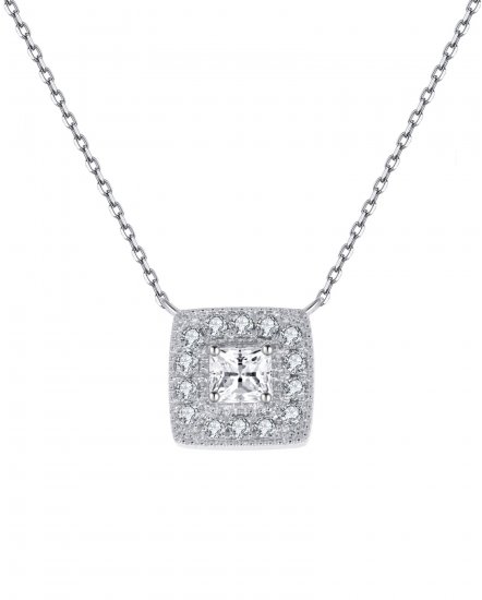SQUARE DIAMOND NECKLACE (TN330)