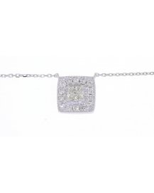 SQUARE DIAMOND NECKLACE (TN330)