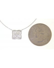 FOUR LEAF DIAMOND NECKLACE (TN332)
