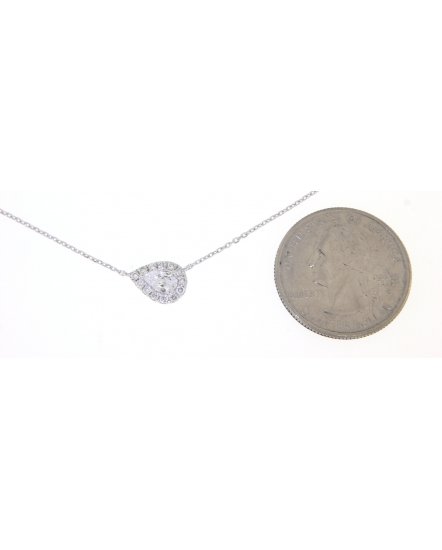 PEAR DIAMOND NECKLACE (TN334)