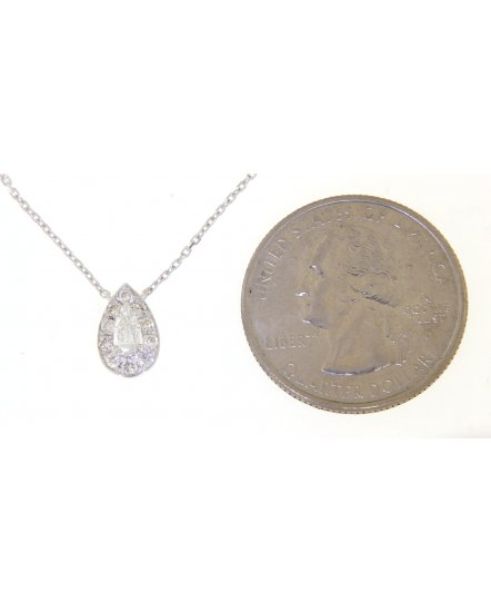 PEAR DIAMOND NECKLACE (TN336)