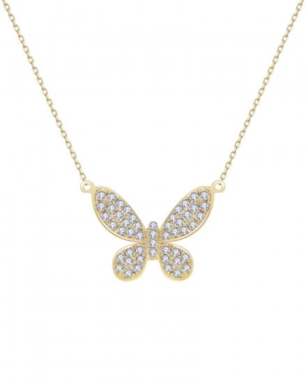 BUTTERFLY DIAMOND NECKLACE (TN354)