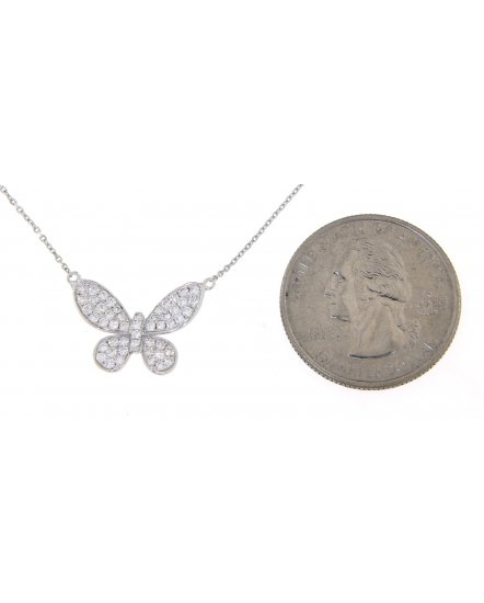 BUTTERFLY DIAMOND NECKLACE (TN354)