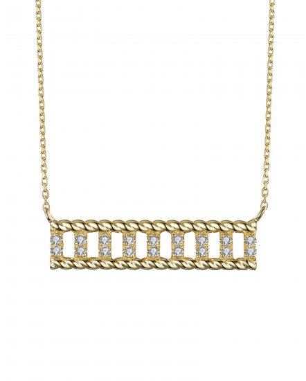 BAR DIAMOND NECKLACE (TN379)