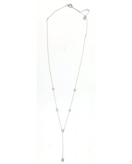 DIAMOND BY THE YARD DANGLE DROP NECKLACE (TN396)