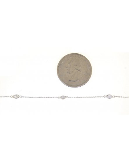 MARQUISE DIAMOND BY THE YARD NECKLACE (TN397)