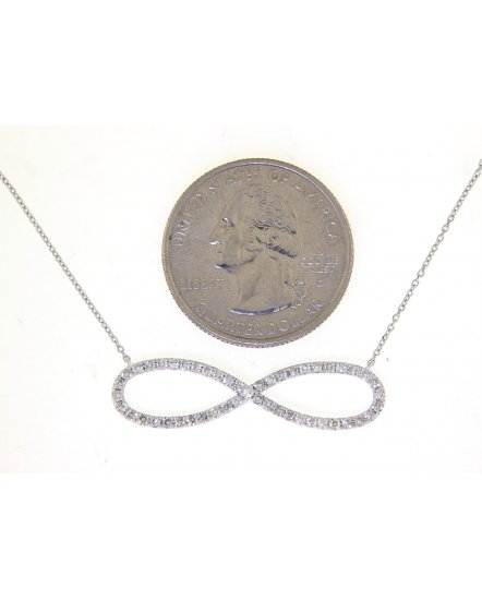 INFINITY STYLE DIAMOND NECKLACE (TN400)
