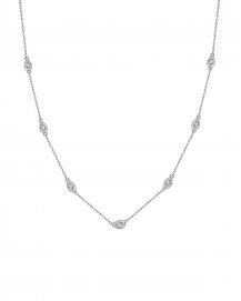 PEAR DIAMOND BY THE YARD NECKLACE (TN404)