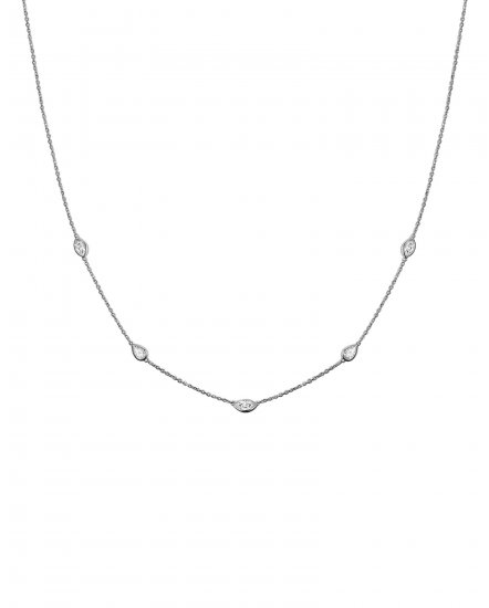 MARQUISE PEAR DIAMOND BY THE YARD NECKLACE (TN412)