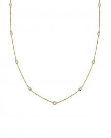 PEAR DIAMOND BY THE YARD NECKLACE (TN413)