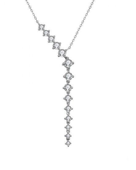 DIAMOND DANGLE DROP NECKLACE (TN423)