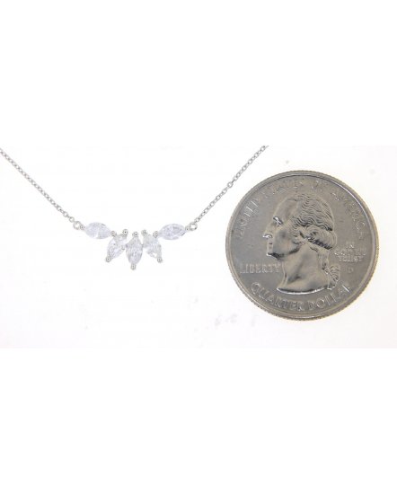 MARQUISE SHAPE DIAMOND NECKLACE (TN432)