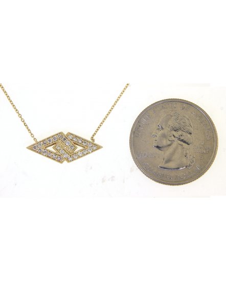 TRIANGLE  DIAMOND NECKLACE (TN439)