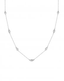 MARQUISE PEAR DIAMOND BY THE YARD NECKLACE (TN472)