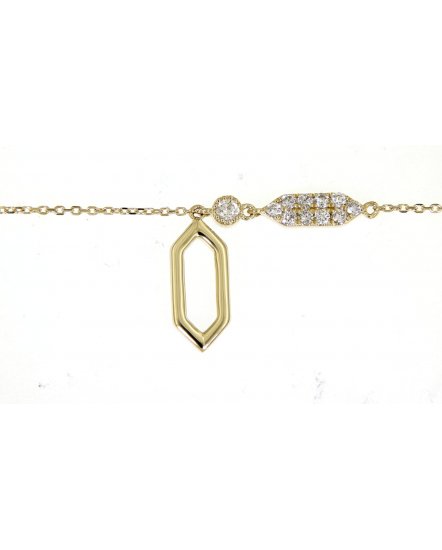 DIAMOND DANGLE DROP NECKLACE (TN480)