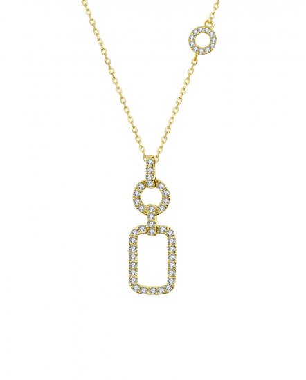 DIAMOND DANGLE DROP NECKLACE (TN481)