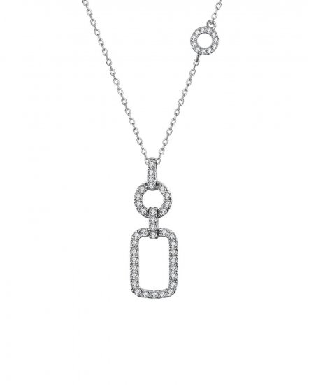 DIAMOND DANGLE DROP NECKLACE (TN481)