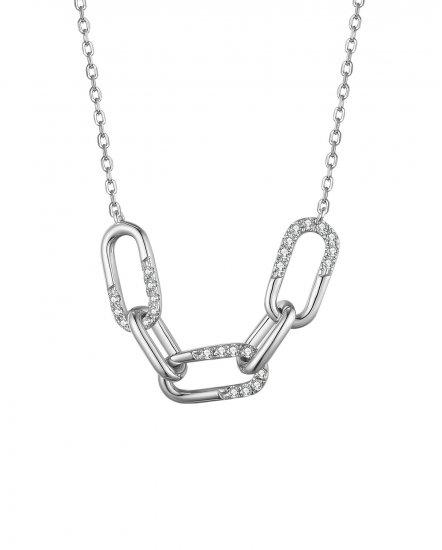 LINK STYLE DIAMOND NECKLACE (TN490)