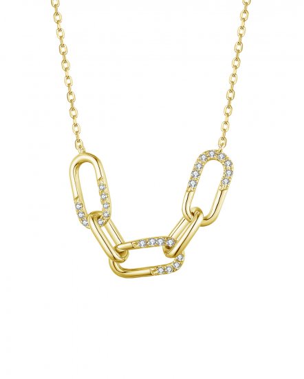 LINK STYLE DIAMOND NECKLACE (TN490)
