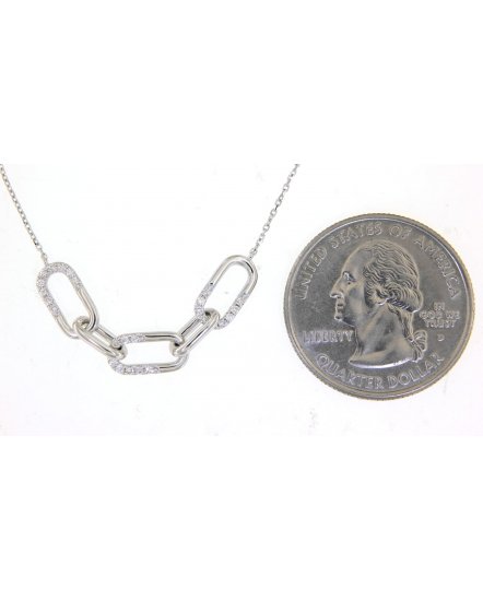 LINK STYLE DIAMOND NECKLACE (TN490)