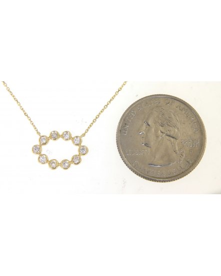 BEZEL DIAMOND NECKLACE (TN492)