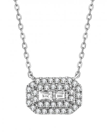 BAGUETTE DIAMOND NECKLACE (TN497)