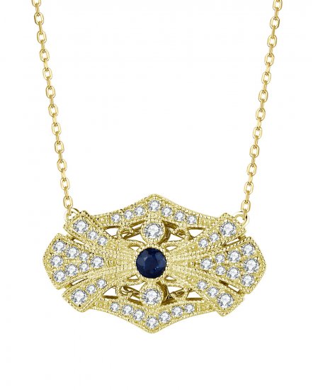 SAPPHIRE DIAMOND NECKLACE (TN500)