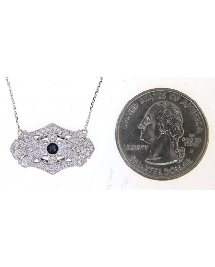SAPPHIRE DIAMOND NECKLACE (TN500)