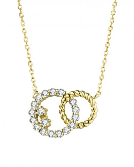 DOUBLE ROUND INTER LINKED STYLE DIAMOND (TN502)