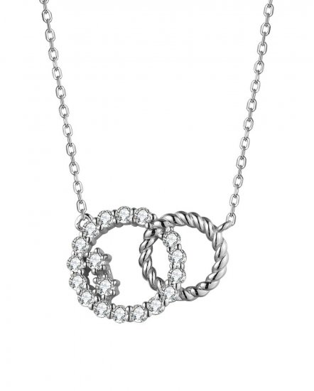 DOUBLE ROUND INTER LINKED STYLE DIAMOND (TN502)
