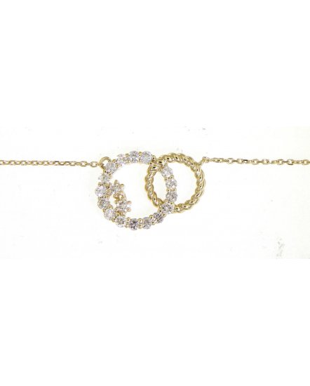 DOUBLE ROUND INTER LINKED STYLE DIAMOND (TN502)